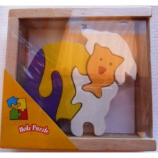 Wooden Block Puzzle in Box - Sheep Wooden Block Puzzle in Box - Sheep